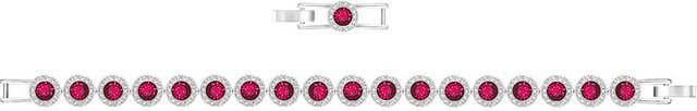 Swarovski Angelic Armband, Damen, Silber, Rot, Weiß, Kristall - Bild 1