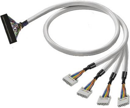 Weidmüller PAC-CMLX-4X10-V0-0M5 SPS-Verbindungsleitung in Weiß - Bild 1