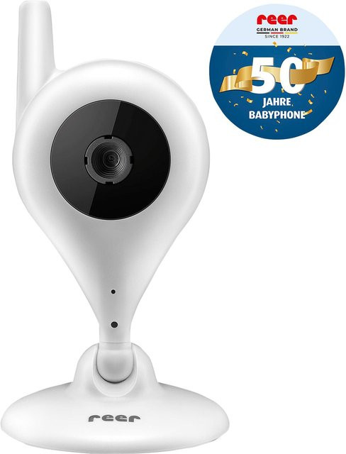 Reer IP BabyCam Babyphone mit Nachtsicht, App-Steuerung und Gegensprechfunktion in Weiss - Bild 1