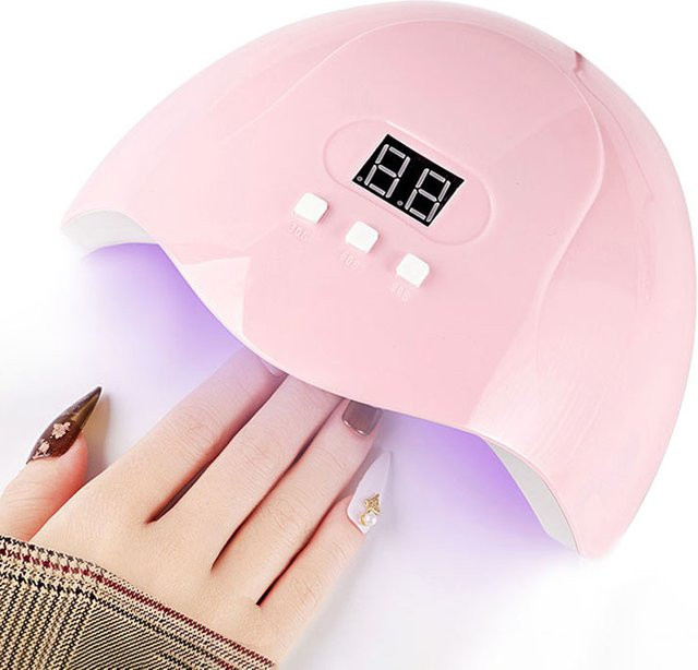 LULAA LED-UV-Nagellampe, Pink, 54W - Bild 1