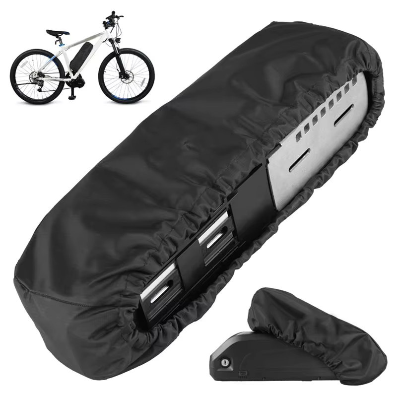 A51Q Wasserdichte und staubdichte E-Bike Batterieabdeckung in Schwarz für Hailong Batterien - Bild 2