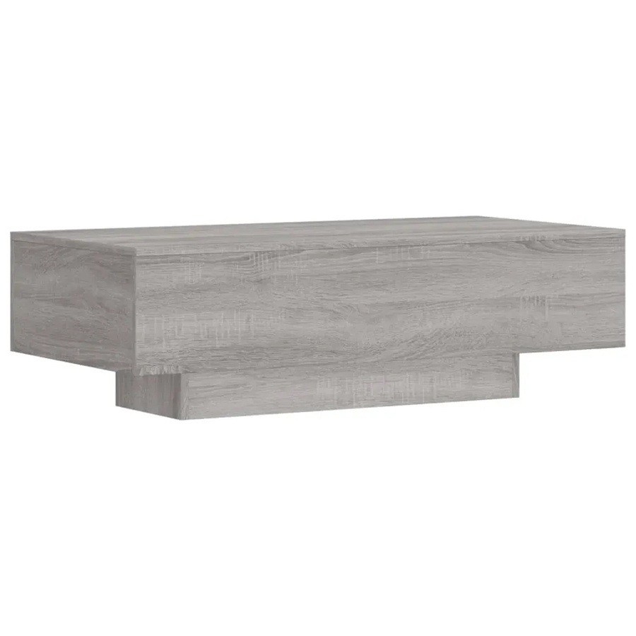vidaXL Couchtisch in Grau Sonoma aus Holzwerkstoff mit modernem Design, B/T/H: 100 x 49,5 x 31 cm - Bild 2