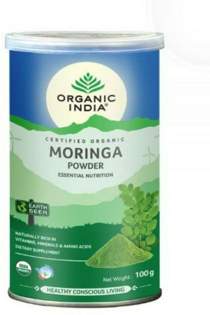 ORGANIC INDIA Moringa-Pulver Bio 100 g - Bild 1