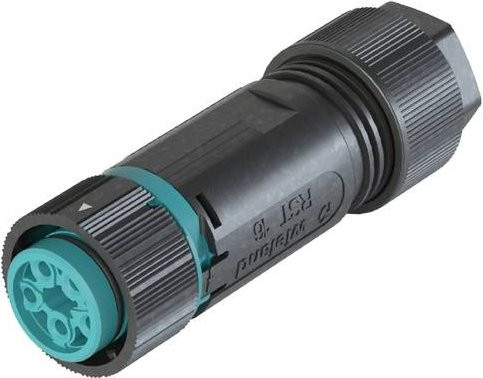 Wieland Electric 46.051.4153.6 Steckverbinder in Türkis und Schwarz - Bild 1