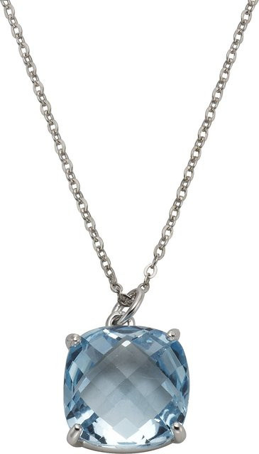 Zeeme Jewelry Anhänger mit Kette, 925 Silber, Kristall, Damen - Bild 1