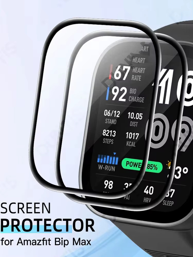 Displayschutzfolie Amazfit Bip Max, Silikon, transparent - Bild 7