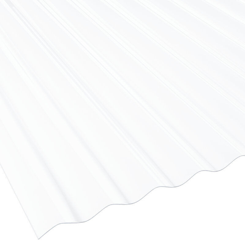 2ND LIFE LINE Polycarbonat Wellplatte 76/18 in Opal-Weiß, Breite: 104,5 cm, Stärke: 0,9 mm - Bild 1