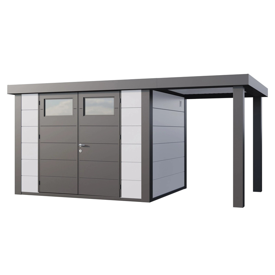 Telluria Gerätehaus Classico in Weiß mit B/H/T: 486 x 219 x 258 cm - Bild 2