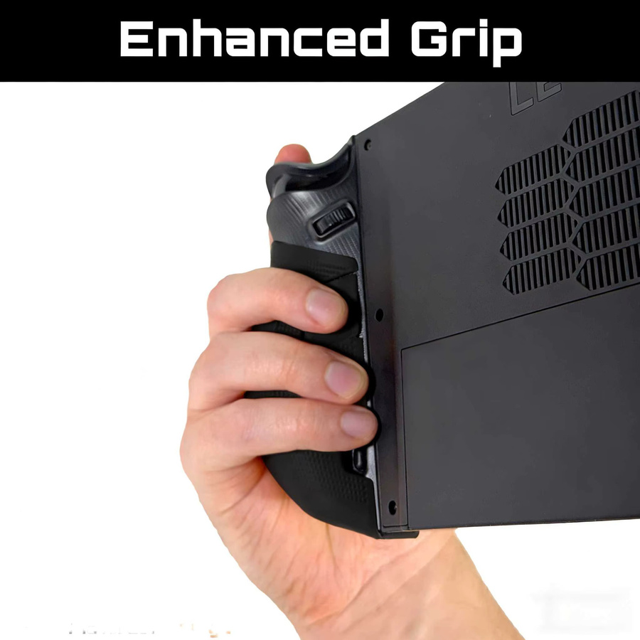 Ergonomischer DIY 3D-gedruckter Griff für Legion Go 2 Spielekonsole in Schwarz - Bild 3