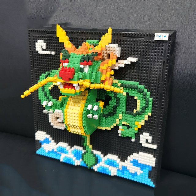 CONUSEA 3D Tier Bausteine Elefant Tiger Chinesischer Drache, Puzzle, Bunt / Mehrfarbig - Bild 1
