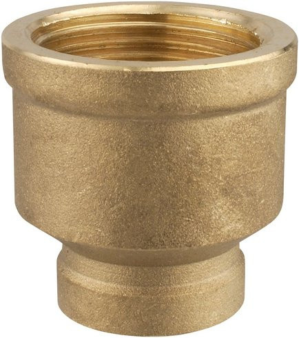 Cornat Reduziermuffe aus Messing in Gold mit Innengewinde 1 1/4 Zoll auf 1 Zoll - Bild 1
