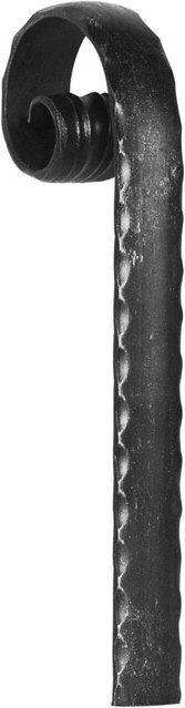 FeNau Handlauf-Endstück aus Stahl in Schwarz, gehämmert, 40 x 8 mm, schweißbar - Bild 1