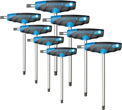 Gedore DT 2142-008 Winkelschraubendreher-Set, 8-teilig, blau/schwarz - Bild 1