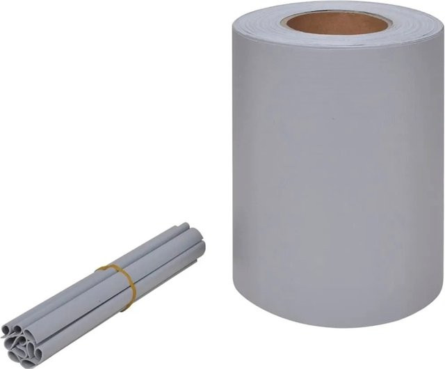 vidaXL Sichtschutzband aus PVC in Hellgrau, 70 x 0,19 m - Bild 1