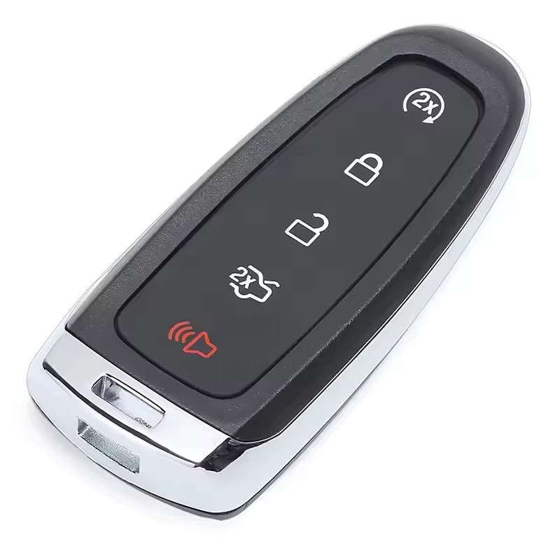 DIYKEY Smart Prox Fernbedienungsschlüssel für Ford C-Max, Edge, Explorer, Escape, Expedition, Taurus mit ID46 Chip, Schwarz - Bild 2