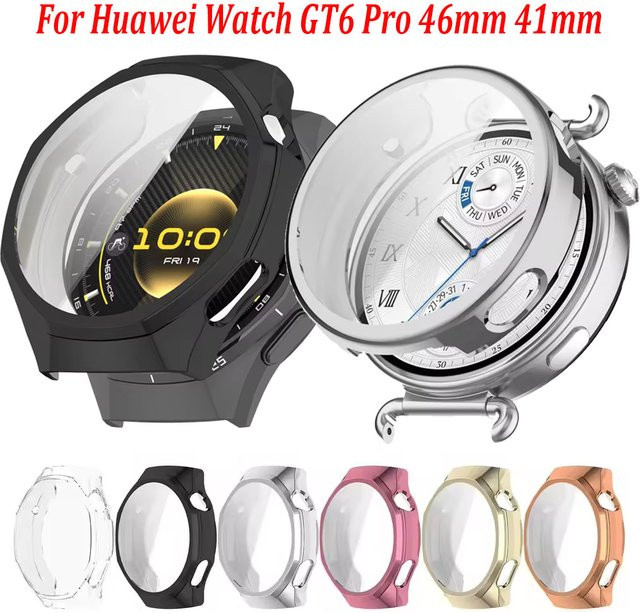 Huawei Smartwatch Schutzhülle TPU, Clear, Unisex - Bild 1