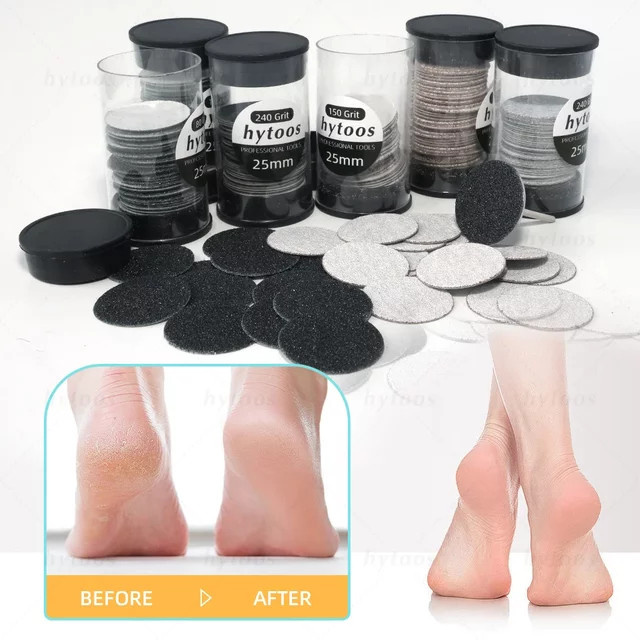 HYTOOS Schleifscheiben, 50 Stück, 25 mm, für Hornhaut und Nagelspitzen - Bild 1