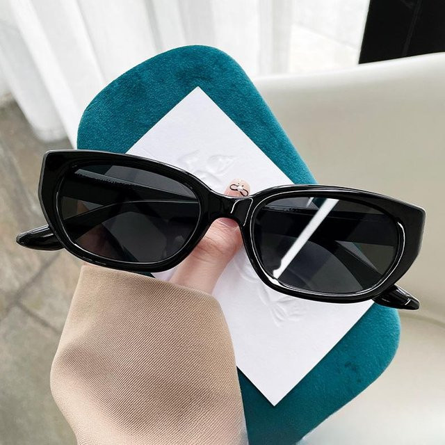 Dote Sonnenbrille Cat Eye, Damen, Vollrand, Kunststoff, blue - Bild 1