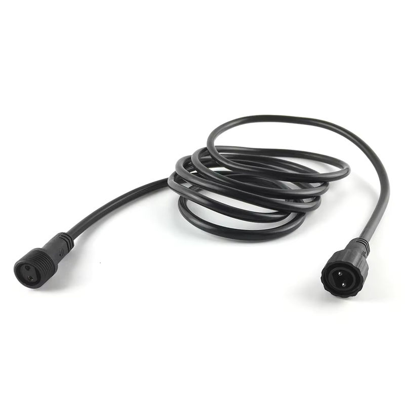 Foroureyes IP67 Wasserdichtes Verlängerungskabel 2-Pin für LED Außen-Lichterketten, Länge: 2 m - Bild 2