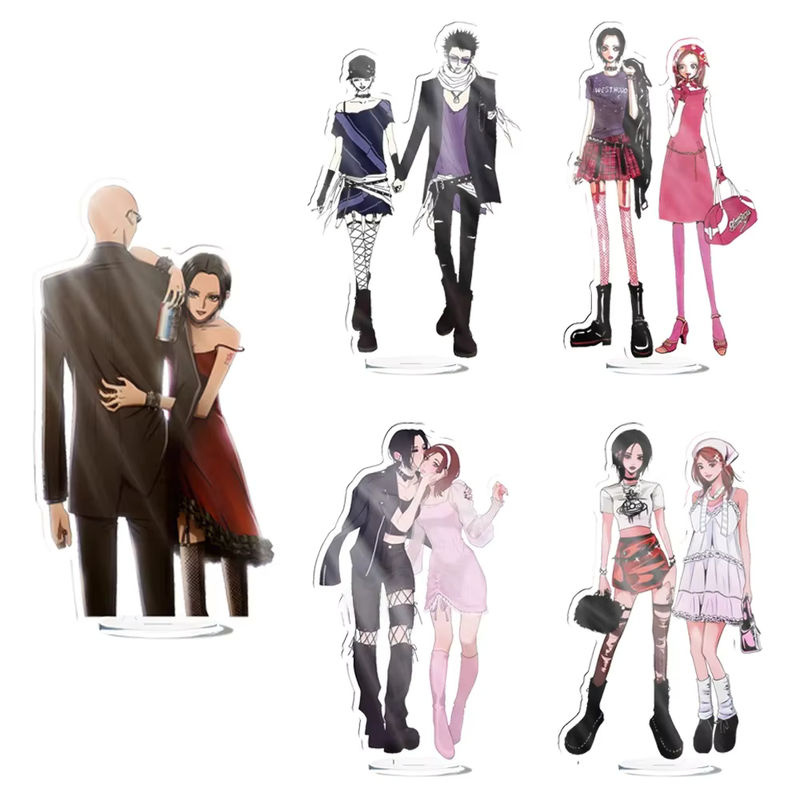Anime NANA Acryl-Standfigur Oosaki Nana und Komatsu Nana Modellplatte für Schreibtisch-Deko, mehrfarbig, Höhe: 15 cm - Bild 4