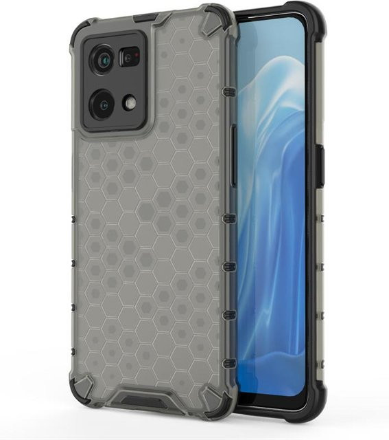 Stoßfeste Hybrid Armor Handyhülle für OPPO Reno 7 4G (CPH2363), Transparent - Bild 1