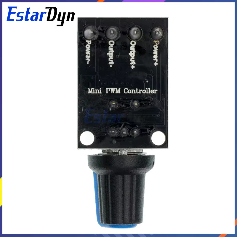 Estardyn PWM DC Motor Drehzahlregler und Spannungsregler 5V 12V 10A mit LED Dimmer - Bild 2