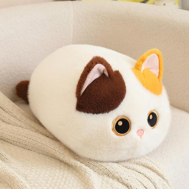Yiran toy Niedliche Cartoon Mollige Katzen Plüschtiere, 50cm, ab 14 Jahre - Bild 1