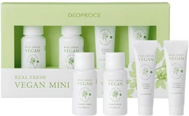 DEOPROCE Real Fresh Vegan Mini-Set, Unisex - Bild 1
