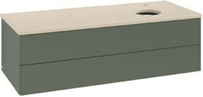 V&B Waschtischunterschrank Antao ohne Frontstruktur, lackiert, B/T/H: 120 x 36 x 50 cm - Bild 1