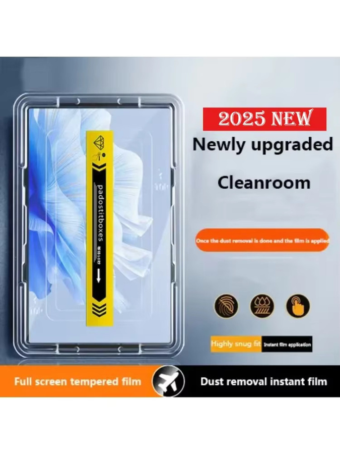 Schutzglas aus gehärtetem Glas für Lenovo Tab Idea 11 2025, Xiaoxin Pad 11 TB335FC TB331FC M11 K11 B11, transparent mit Staubentfernungsset - Bild 5