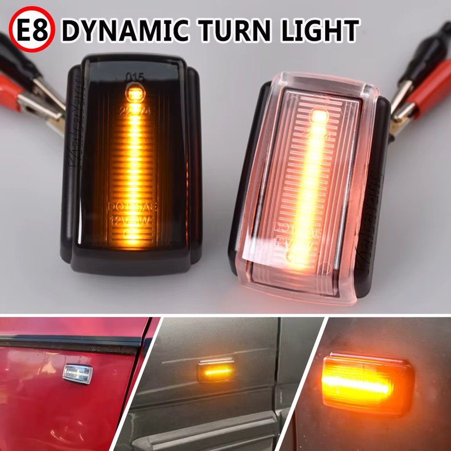 Malcayang Dynamische LED Seitenblinker mit Fließwasser-Effekt für Volvo 850 V40 V70 S40 240 740 C70 940 S70 S90 960 - Bild 2