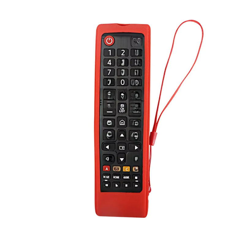 Silikon-Schutzhülle für Samsung Fernbedienungen in Schwarz (Modelle AA59, BN59, AK59, AA59-00602A, BN59-01247A, AK59-00146A) - Bild 3