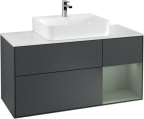 V&B Waschtischunterschrank Finion in Anthrazit lackiert, Breite: 120 cm, Tiefe: 50,1 cm, Höhe: 50,1 cm - Bild 1