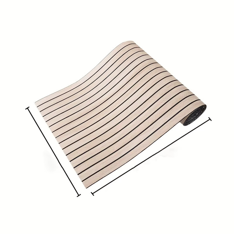 ctzsoop 3D-Wandaufkleber aus Schaumstoff in Braun, selbstklebende Wandpaneele mit Streifenmuster, Breite: 40 cm, Länge: 3 m - Bild 3