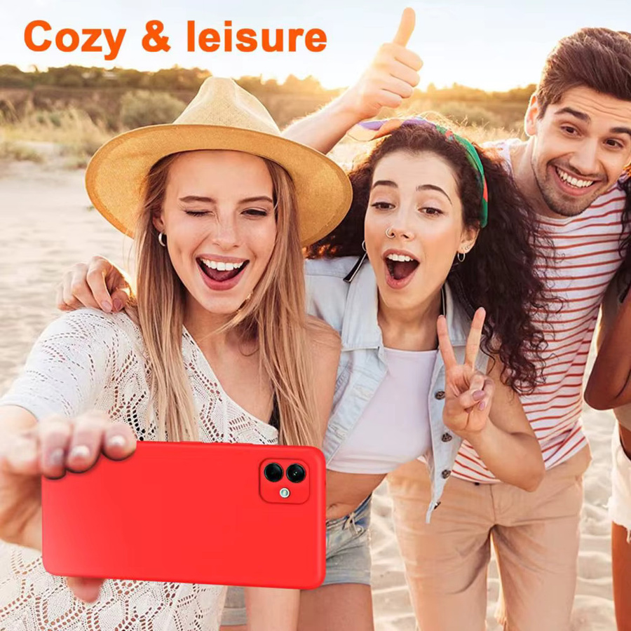 Flüssigsilikonhülle für Samsung Galaxy A-Serie in Purple oder Red - Bild 2