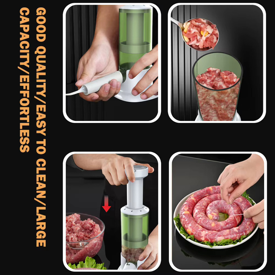 Stookits Mehrzweck Wurstfüller für Fleisch und Wurst in Grün und Weiß - Bild 4