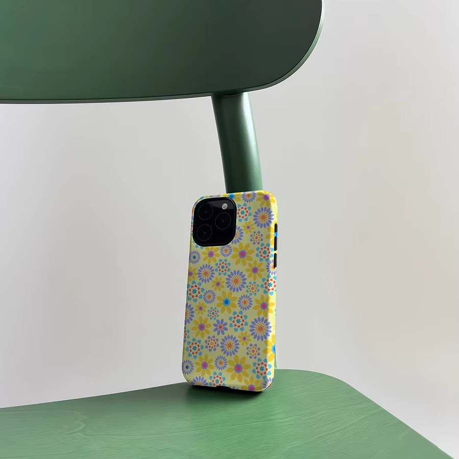 CaseLumi Matte Bumper MagSafe Hülle mit Sonnenblumen-Motiv für iPhone 17 16 15 14 13 Pro Max, Stoßfeste PC-Schutzhülle, Multicolour - Bild 4