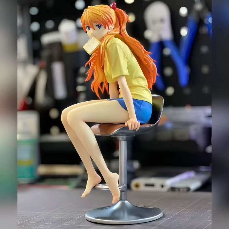 Bandai Anime Figur Asuka Langley Soryu aus Neon Genesis Evangelion als Desktop Decor Sammelfigur - Bild 3