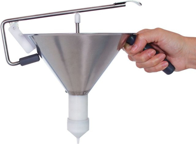 Schneider Trüffelfüller aus Edelstahl in Silber, Höhe: 20 cm, Durchmesser: 30 cm, 1000 ml - Bild 1