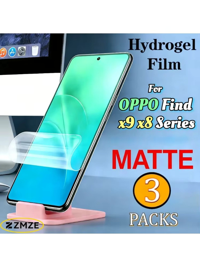 3er-Pack mattierte Hydrogel-Displayschutzfolien für OPPO Find X9 Ultra X9+ X9S Pro X8S X8S+ X8 X8 Ultra X9 X9 Pro Serie - Bild 6