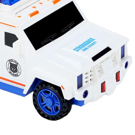 Amusedly Spardose in Hummer-Polizeiauto-Form aus Kunststoff für Kinder - Bild 7