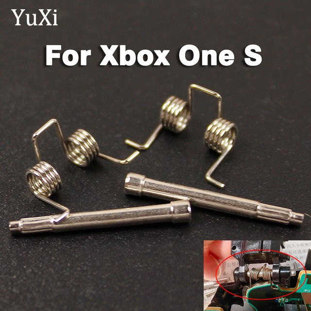 YuXi Trigger-Halter-Federn mit Lager für Xbox One S und Xbox One Slim Gamepad Reparatur-Zubehör, Silber - Bild 1
