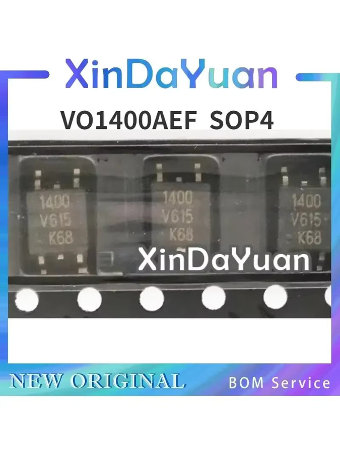 10 Stück Chiptowin VO1400AEF Optokoppler SOP-4 in Schwarz - Bild 2