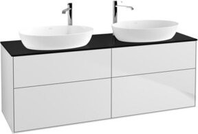 V&B Waschtischunterschrank Finion in Weiß, B/T/H: 160 x 50,1 x 50,1 cm - Bild 1