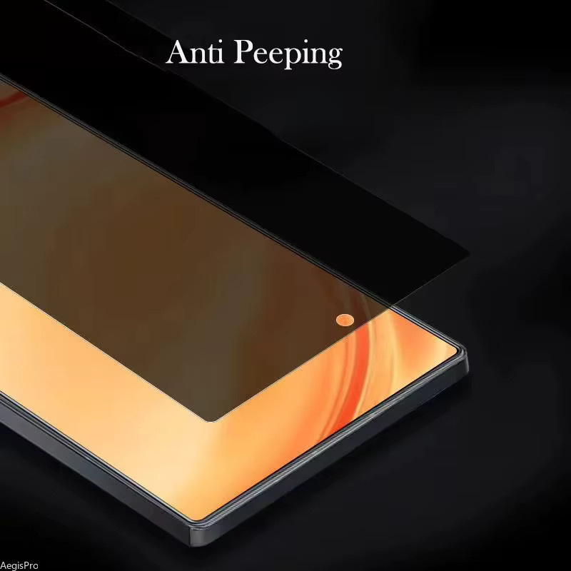 2 Stück Anti-Spy Sichtschutzfolien aus gehärtetem Glas für Nubia RedMagic 10s Pro, 9, 8 Pro+, Pro, s, Z70, Z60 Ultra, transparent - Bild 2