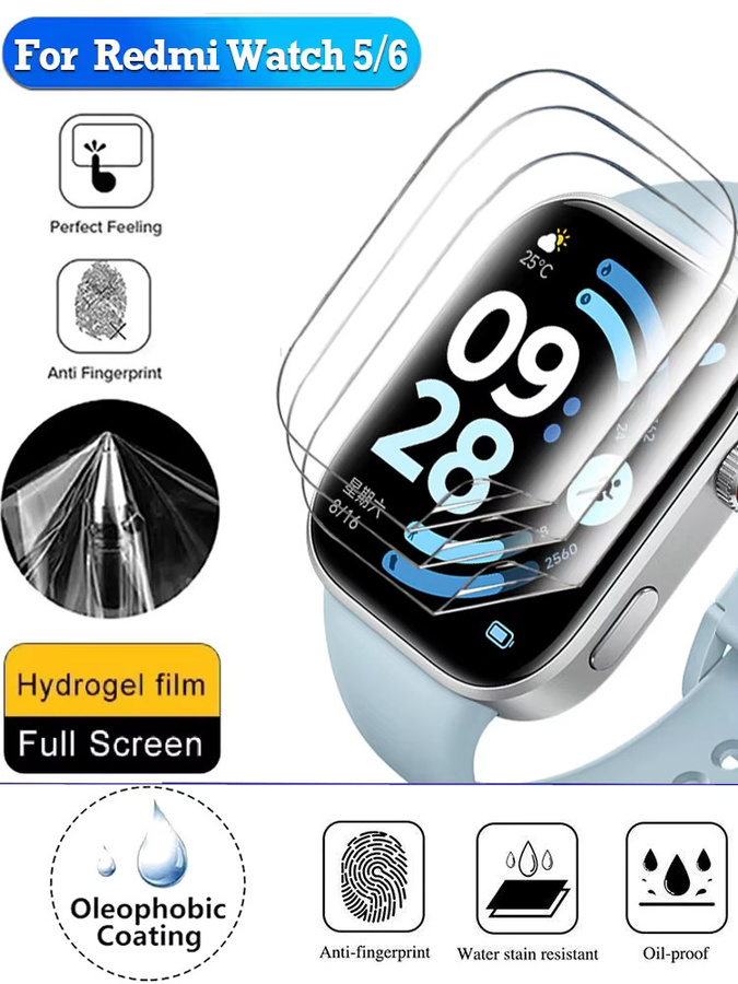 Xiaomi TPU-Hydrogel-Folie für Redmi Watch 6, Displayschutzfolie - Bild 7