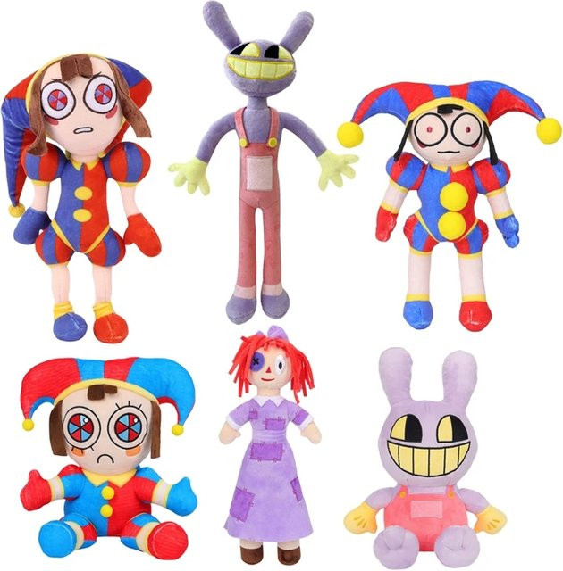 Bandai The Amazing Digital Circus Pomni und Jax, Plüschtiere - Bild 1