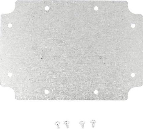 Hammond Electronics 1556EPL Innenplatte aus Aluminium in Silber, B: 10,2 cm, L: 14,5 cm - Bild 1