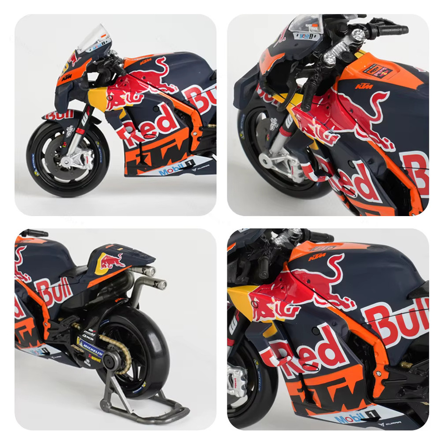 Maisto Red Bull KTM Factory Racing, Motorradmodell, 1:18, Metall, ab 3 Jahren - Bild 3