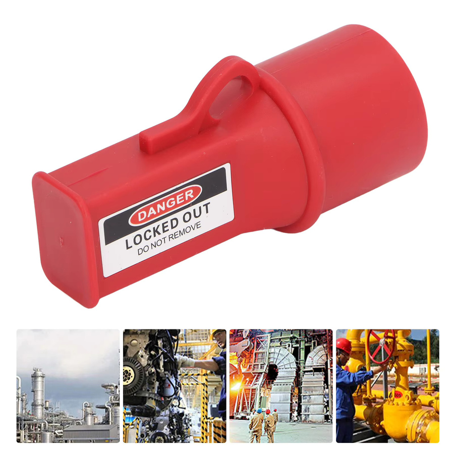 KKMOON Industrielles Steckdosenschloss zur elektrischen Energieisolierung, wasserdichtes Lockout-Tagout-Kit mit 40 mm Innendurchmesser - Bild 4